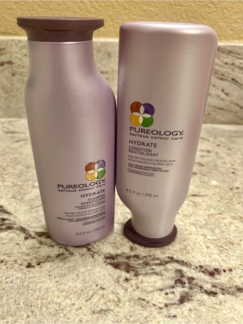 NWT Pureology Hydrate Shampoo & Conditioner Set 8.5oz
